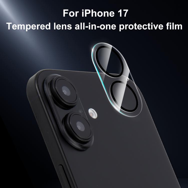 For iPhone 17 XDcase Silkscreen Integrated Tempered Glass Back Camera Film