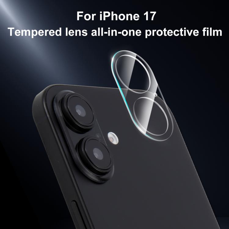 For iPhone 17 XDcase Transparent Integrated Tempered Glass Camera Film