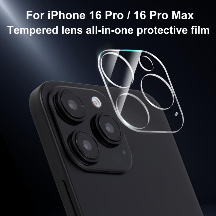 For iPhone 16 Pro / 16 Pro Max XDcase Transparent Integrated Tempered Glass Camera Film