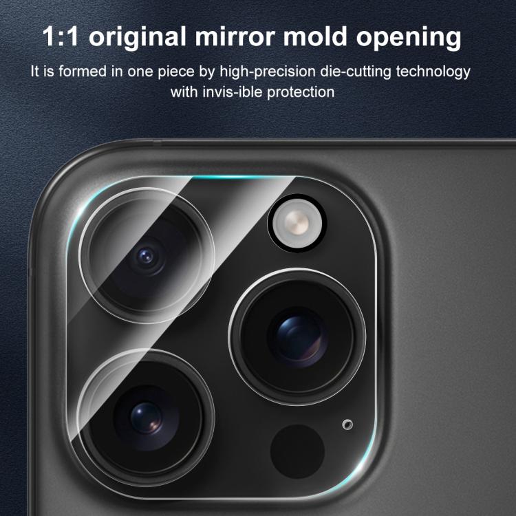 For iPhone 15 Pro / 15 Pro Max XDcase Transparent Integrated Tempered Glass Camera Film