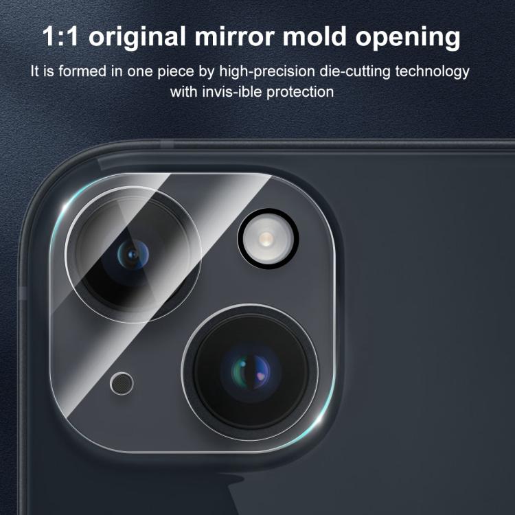 For iPhone 13 / 13 mini XDcase Transparent Integrated Tempered Glass Camera Film
