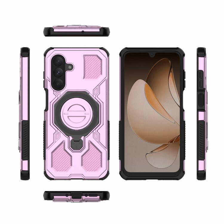 For Samsung Galaxy A26 5G J-20 Solid Color MagSafe Magnetic TPU+PC Phone Case