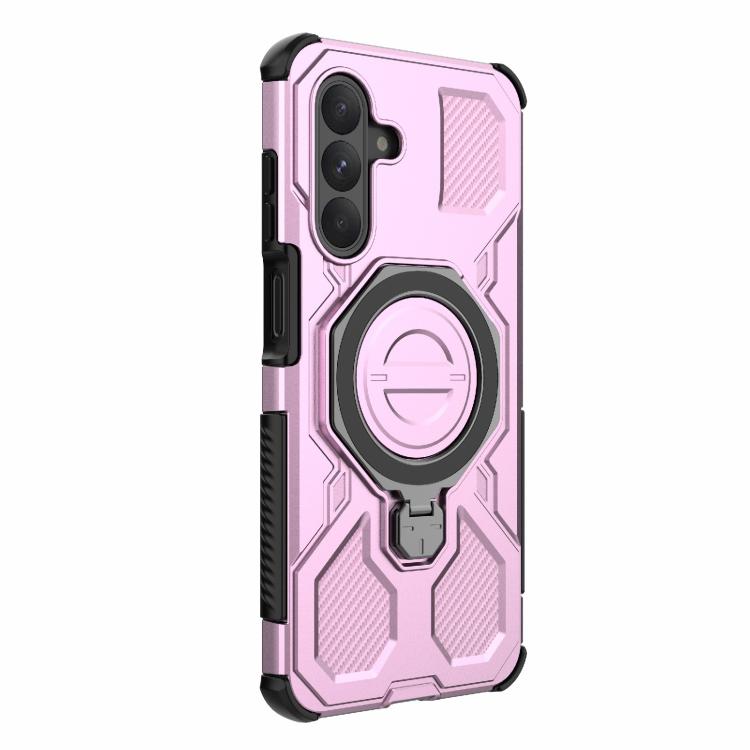 For Samsung Galaxy A26 5G J-20 Solid Color MagSafe Magnetic TPU+PC Phone Case