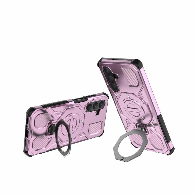 For Samsung Galaxy A26 5G J-20 Solid Color MagSafe Magnetic TPU+PC Phone Case