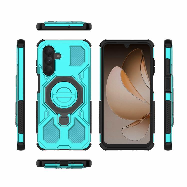 For Samsung Galaxy A26 5G J-20 Solid Color MagSafe Magnetic TPU+PC Phone Case