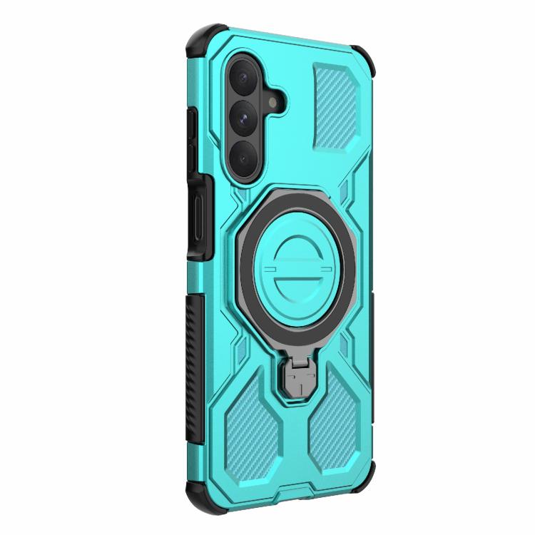 For Samsung Galaxy A26 5G J-20 Solid Color MagSafe Magnetic TPU+PC Phone Case