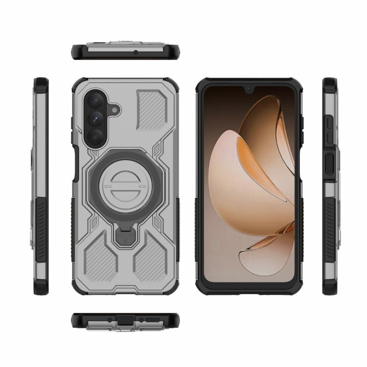 For Samsung Galaxy A26 5G J-20 Solid Color MagSafe Magnetic TPU+PC Phone Case