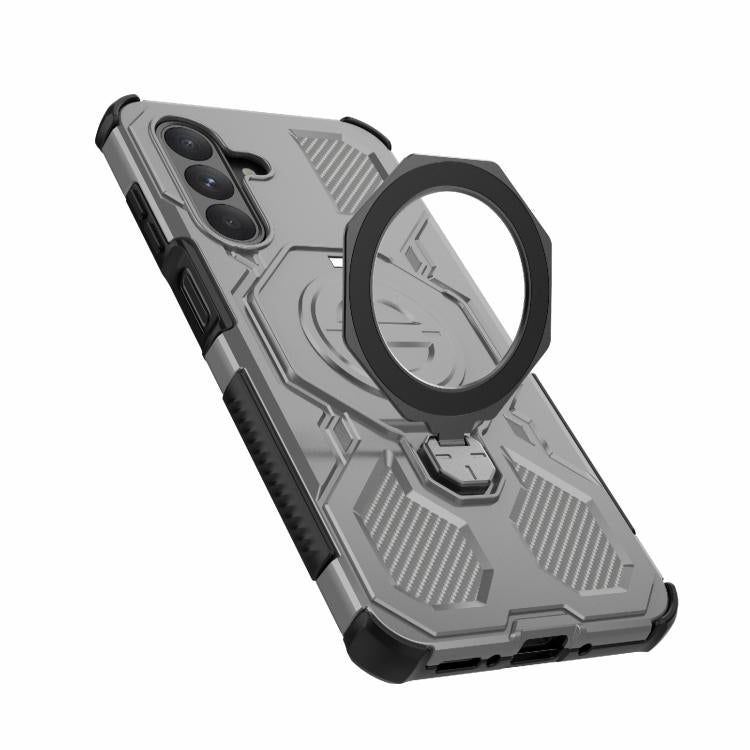 For Samsung Galaxy A26 5G J-20 Solid Color MagSafe Magnetic TPU+PC Phone Case
