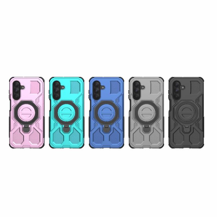 For Samsung Galaxy A26 5G J-20 Solid Color MagSafe Magnetic TPU+PC Phone Case