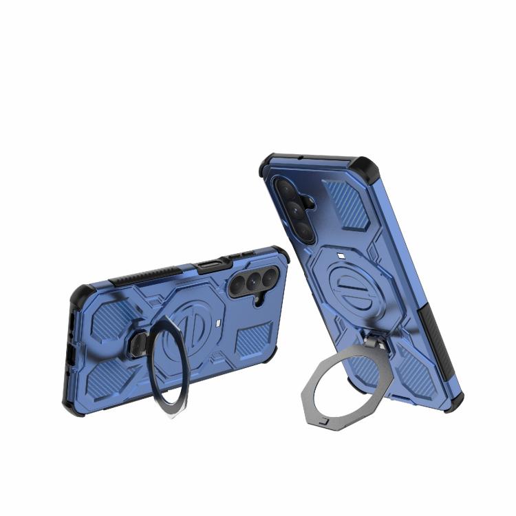 For Samsung Galaxy A26 5G J-20 Solid Color MagSafe Magnetic TPU+PC Phone Case