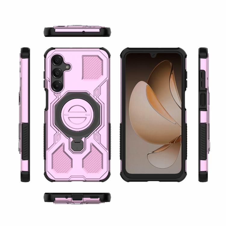 For Samsung Galaxy A16 5G J-20 Solid Color MagSafe Magnetic TPU+PC Phone Case