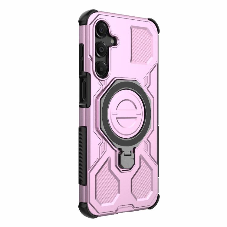 For Samsung Galaxy A16 5G J-20 Solid Color MagSafe Magnetic TPU+PC Phone Case