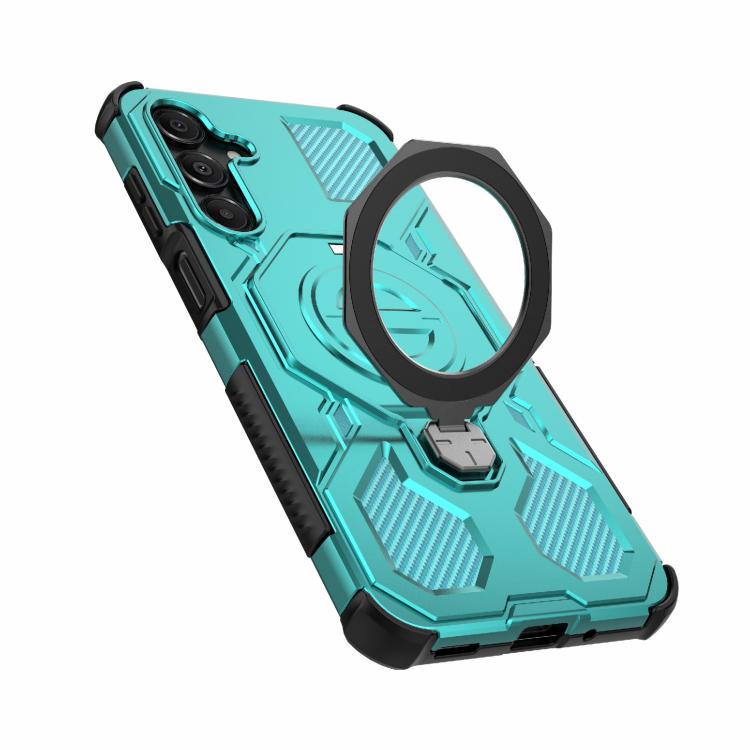 For Samsung Galaxy A16 5G J-20 Solid Color MagSafe Magnetic TPU+PC Phone Case