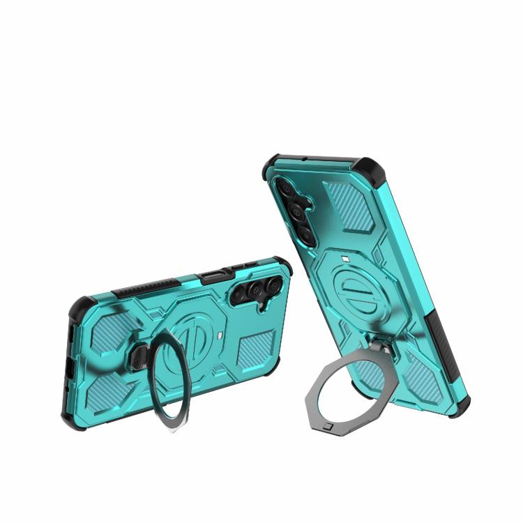 For Samsung Galaxy A16 5G J-20 Solid Color MagSafe Magnetic TPU+PC Phone Case