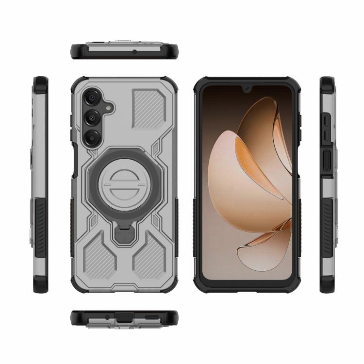 For Samsung Galaxy A16 5G J-20 Solid Color MagSafe Magnetic TPU+PC Phone Case