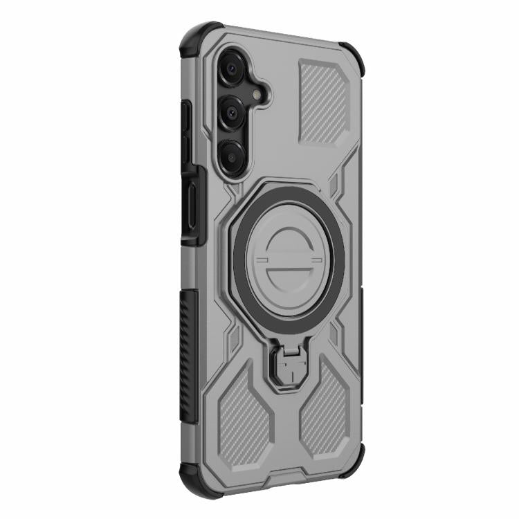 For Samsung Galaxy A16 5G J-20 Solid Color MagSafe Magnetic TPU+PC Phone Case