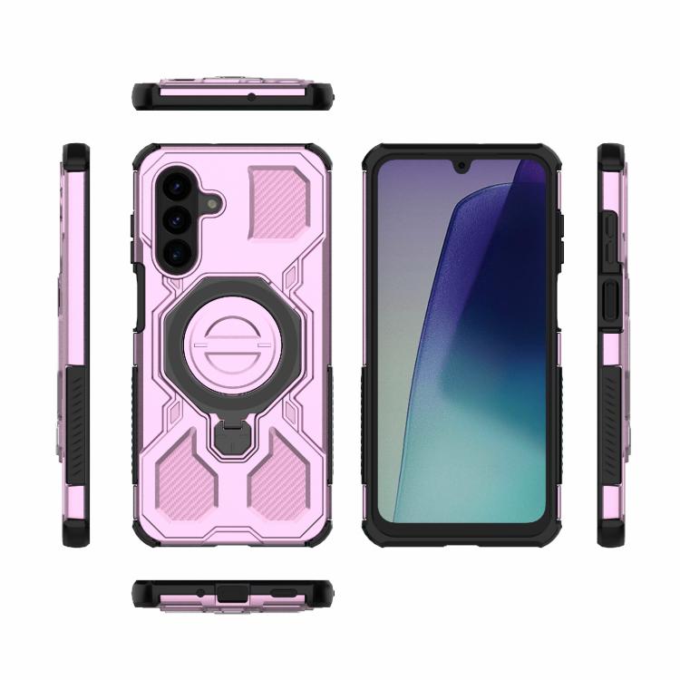 For Samsung Galaxy A17 5G J-20 Solid Color MagSafe Magnetic TPU+PC Phone Case