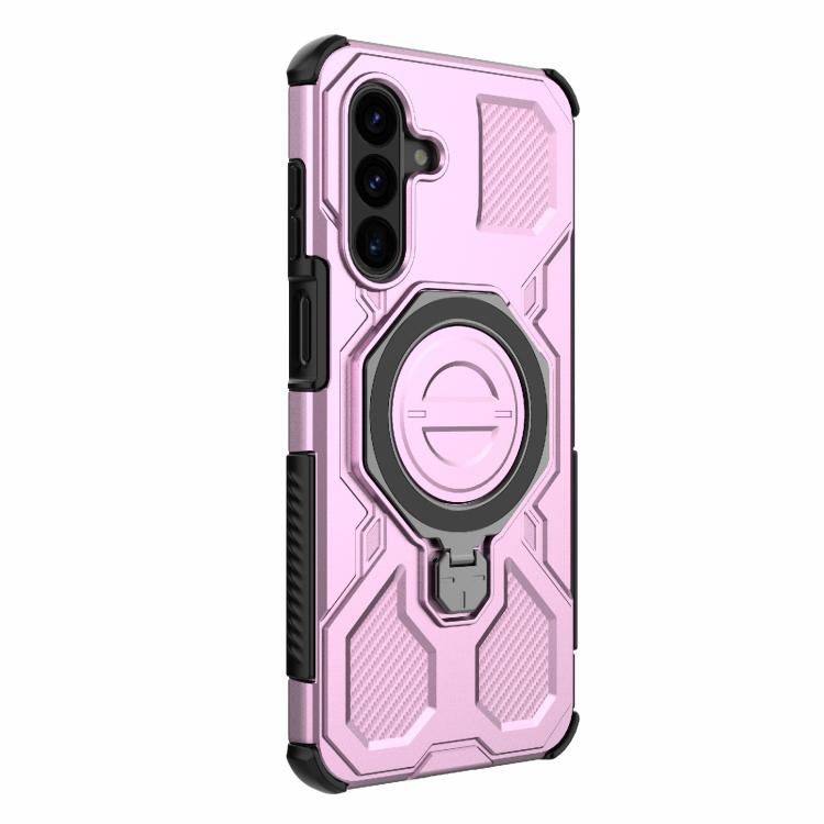 For Samsung Galaxy A17 5G J-20 Solid Color MagSafe Magnetic TPU+PC Phone Case
