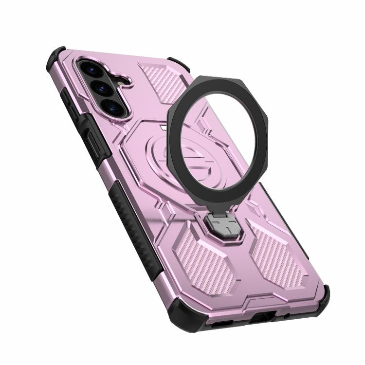 For Samsung Galaxy A17 5G J-20 Solid Color MagSafe Magnetic TPU+PC Phone Case