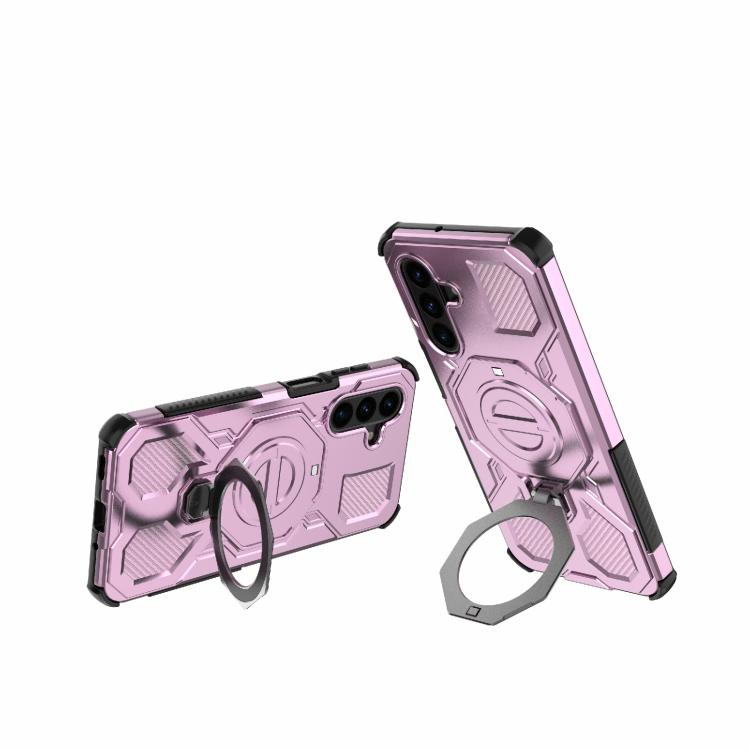 For Samsung Galaxy A17 5G J-20 Solid Color MagSafe Magnetic TPU+PC Phone Case