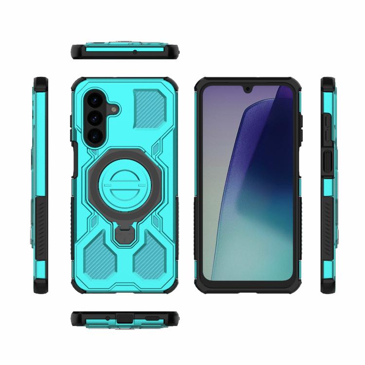 For Samsung Galaxy A17 5G J-20 Solid Color MagSafe Magnetic TPU+PC Phone Case