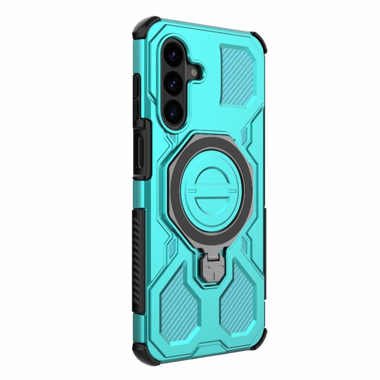 For Samsung Galaxy A17 5G J-20 Solid Color MagSafe Magnetic TPU+PC Phone Case