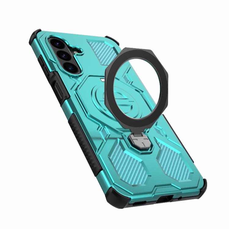 For Samsung Galaxy A17 5G J-20 Solid Color MagSafe Magnetic TPU+PC Phone Case
