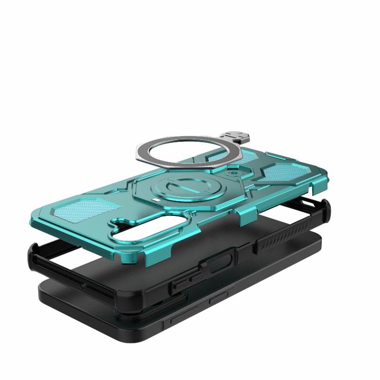 For Samsung Galaxy A17 5G J-20 Solid Color MagSafe Magnetic TPU+PC Phone Case