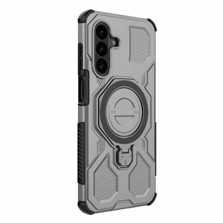 For Samsung Galaxy A17 5G J-20 Solid Color MagSafe Magnetic TPU+PC Phone Case