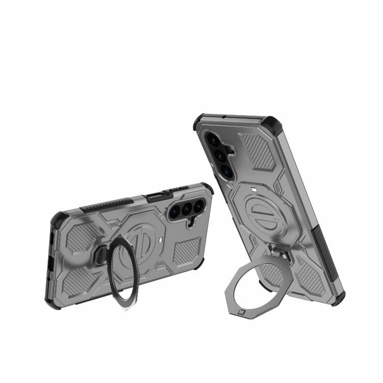 For Samsung Galaxy A17 5G J-20 Solid Color MagSafe Magnetic TPU+PC Phone Case