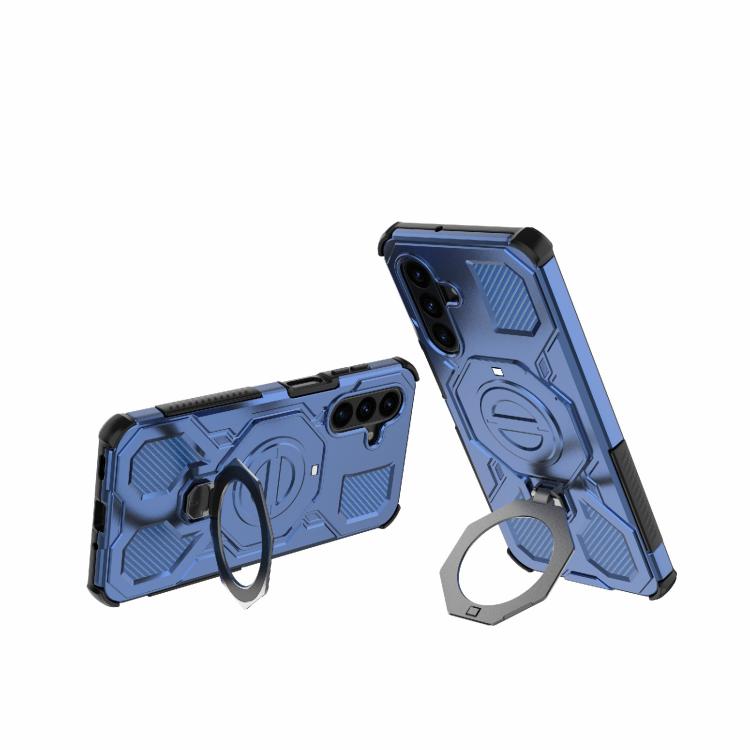 For Samsung Galaxy A17 5G J-20 Solid Color MagSafe Magnetic TPU+PC Phone Case
