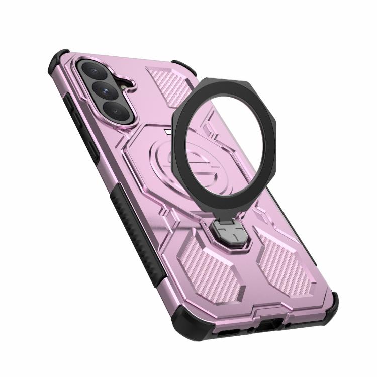 For Samsung Galaxy A56 5G J-20 Solid Color MagSafe Magnetic TPU+PC Phone Case