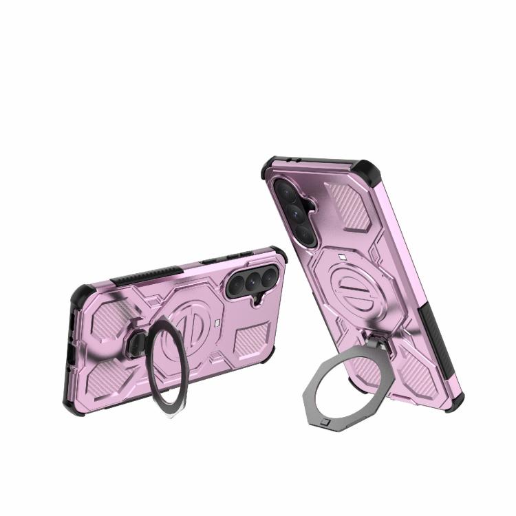For Samsung Galaxy A56 5G J-20 Solid Color MagSafe Magnetic TPU+PC Phone Case