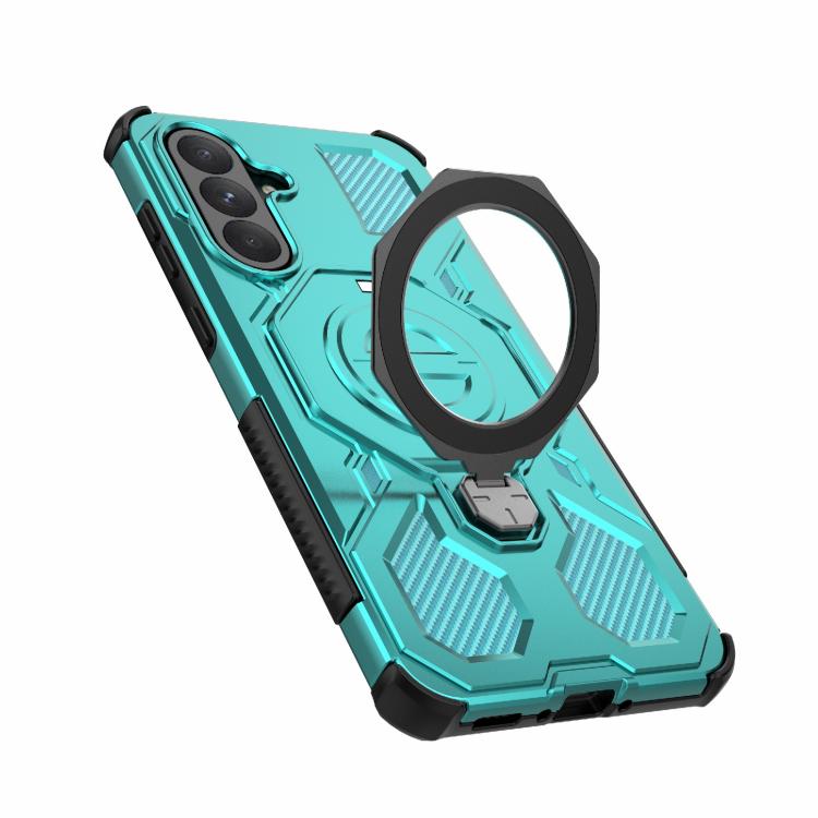 For Samsung Galaxy A56 5G J-20 Solid Color MagSafe Magnetic TPU+PC Phone Case