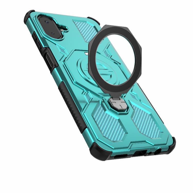 For Samsung Galaxy A07 4G J-20 Solid Color MagSafe Magnetic TPU+PC Phone Case