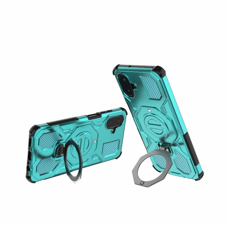 For Samsung Galaxy A07 4G J-20 Solid Color MagSafe Magnetic TPU+PC Phone Case