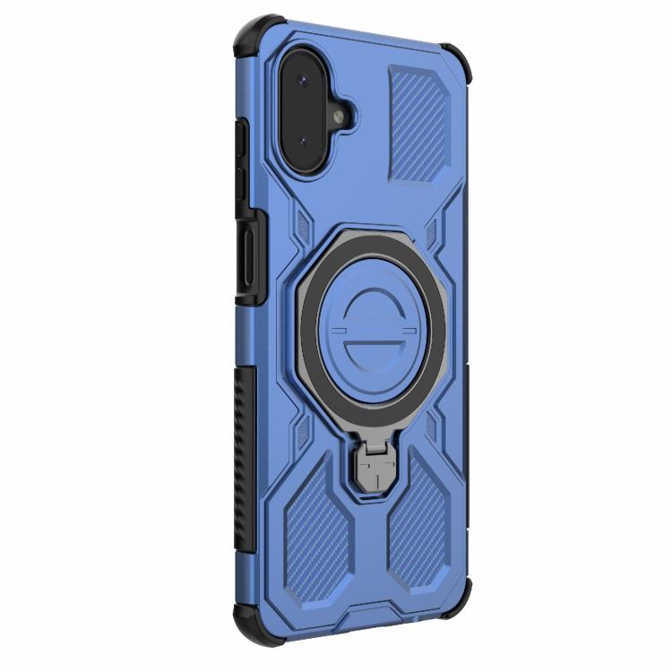 For Samsung Galaxy A07 4G J-20 Solid Color MagSafe Magnetic TPU+PC Phone Case