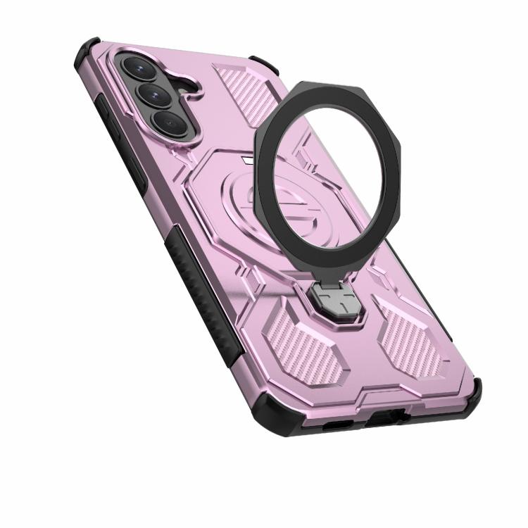 For Samsung Galaxy A57 5G J-20 Solid Color MagSafe Magnetic TPU+PC Phone Case