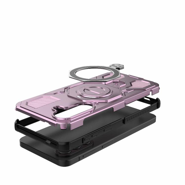 For Samsung Galaxy A57 5G J-20 Solid Color MagSafe Magnetic TPU+PC Phone Case