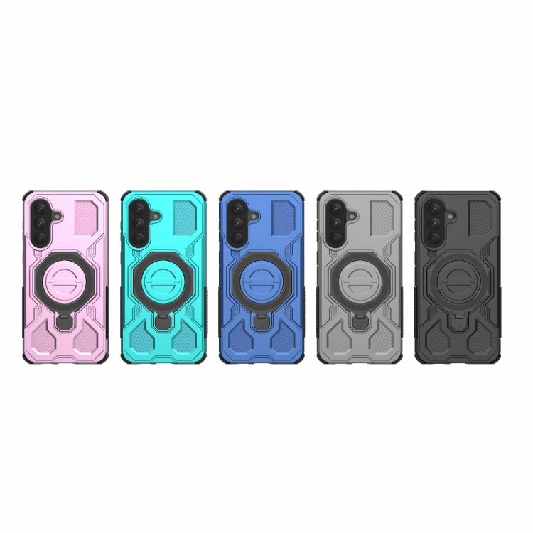 For Samsung Galaxy A57 5G J-20 Solid Color MagSafe Magnetic TPU+PC Phone Case