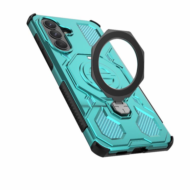 For Samsung Galaxy A57 5G J-20 Solid Color MagSafe Magnetic TPU+PC Phone Case