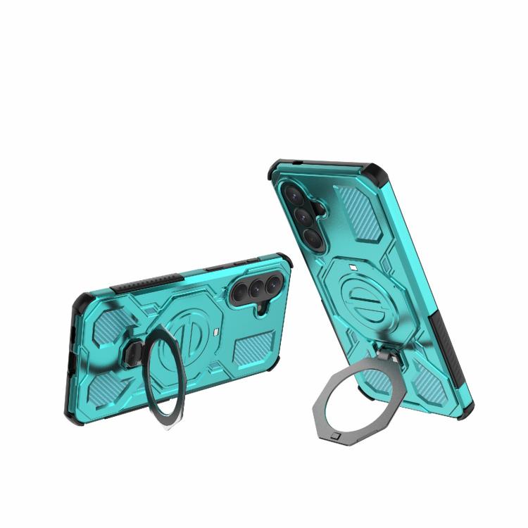 For Samsung Galaxy A57 5G J-20 Solid Color MagSafe Magnetic TPU+PC Phone Case