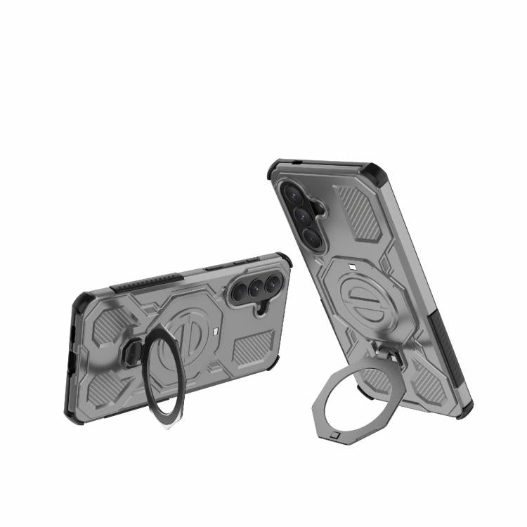 For Samsung Galaxy A57 5G J-20 Solid Color MagSafe Magnetic TPU+PC Phone Case