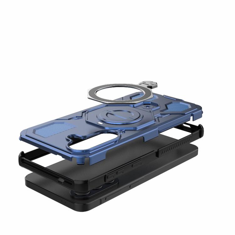For Samsung Galaxy A57 5G J-20 Solid Color MagSafe Magnetic TPU+PC Phone Case