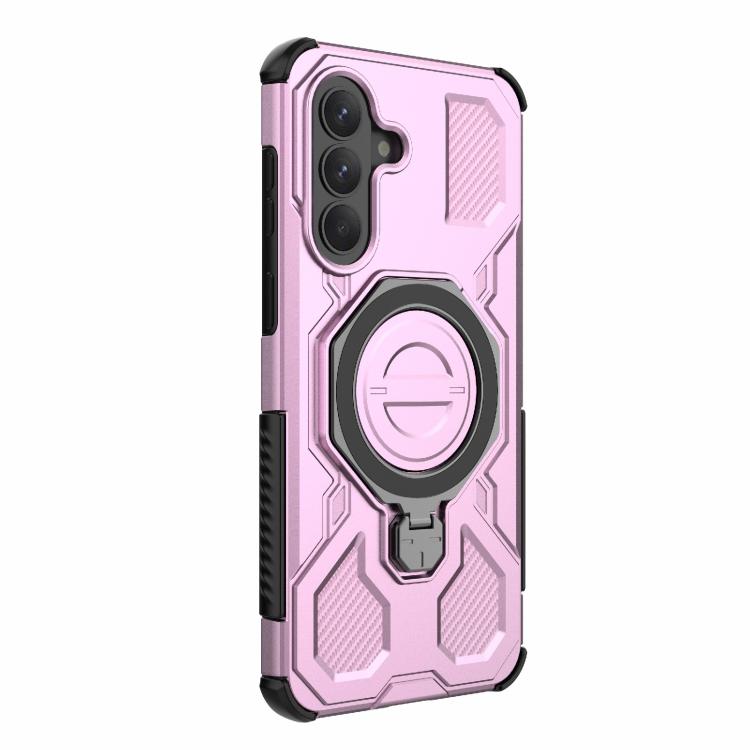 For Samsung Galaxy A37 5G J-20 Solid Color MagSafe Magnetic TPU+PC Phone Case