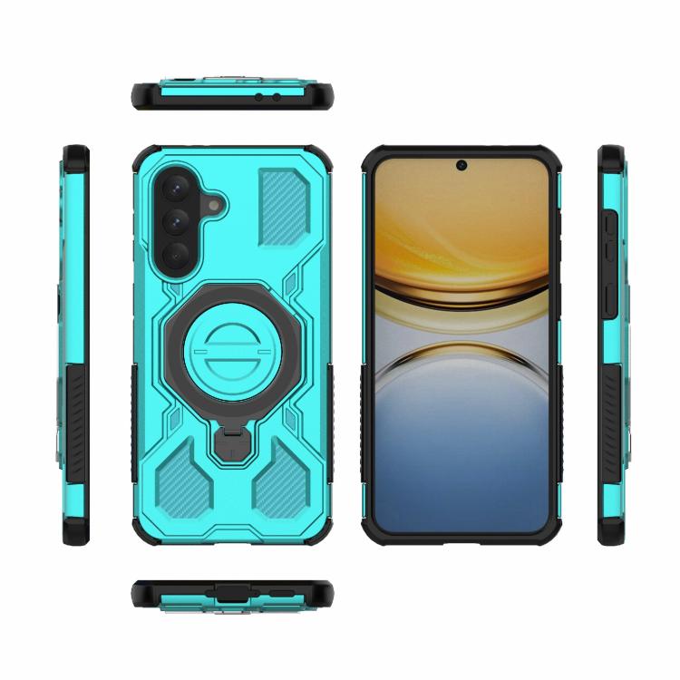 For Samsung Galaxy A37 5G J-20 Solid Color MagSafe Magnetic TPU+PC Phone Case