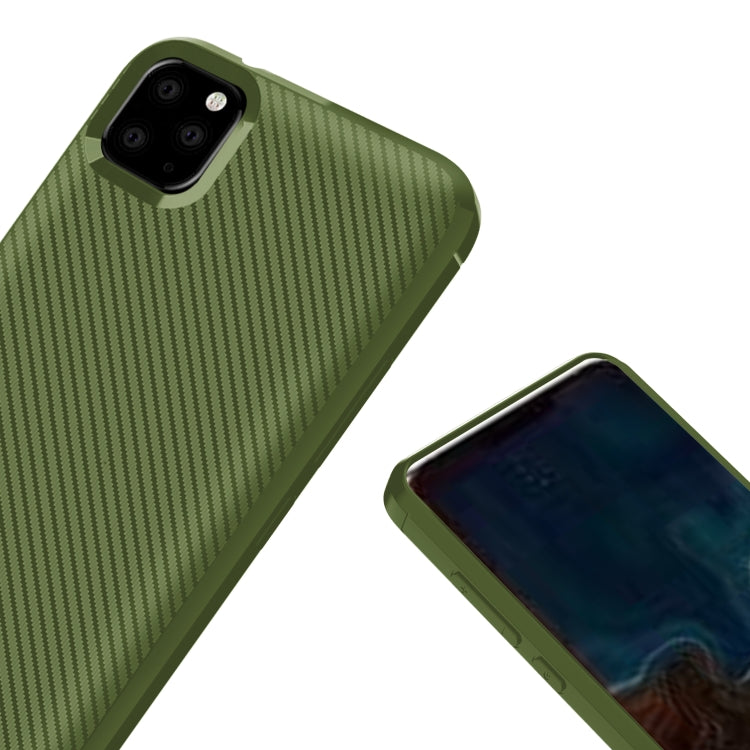 For iPhone 12 Pro Max Carbon Fiber Texture Shockproof TPU Protective Case