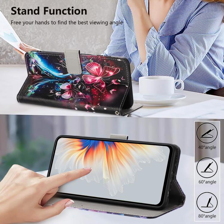 For Xiaomi 15T 5G Color Drawing Pattern Leather Phone Case
