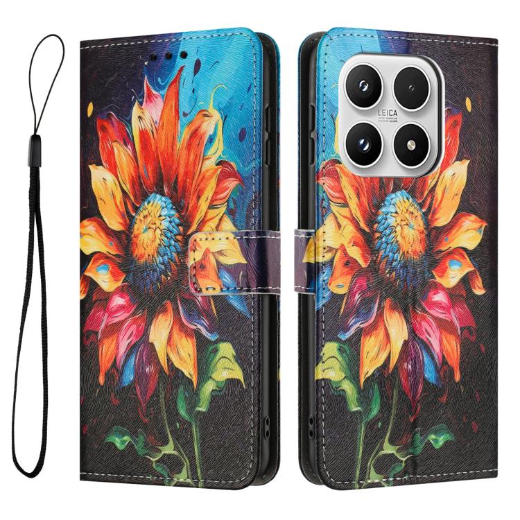 For Xiaomi 17 Color Drawing Pattern Leather Phone Case