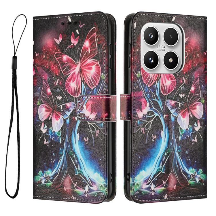 For Xiaomi 17 Color Drawing Pattern Leather Phone Case